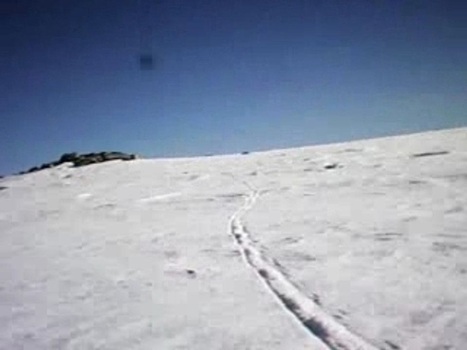 Snow kite au mas de la barque le 22 fev 08