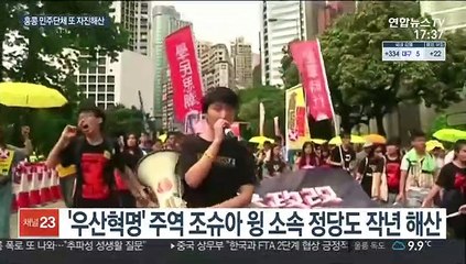 홍콩 민주단체 또 자진해산 선언…"보안법 처벌 우려"
