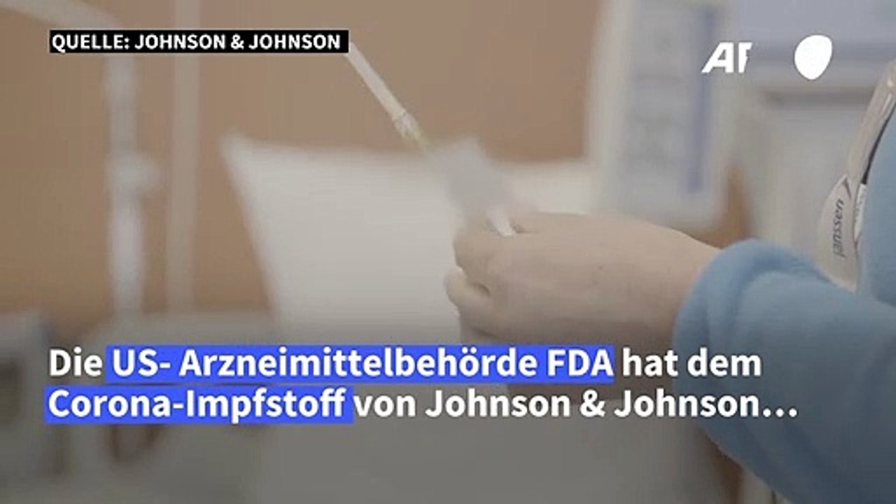 Impfstoff von Johnson & Johnson in den USA zugelassen