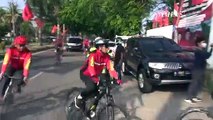 Bobby Nasution Gowes Bareng Menteri Yasonna Laoly