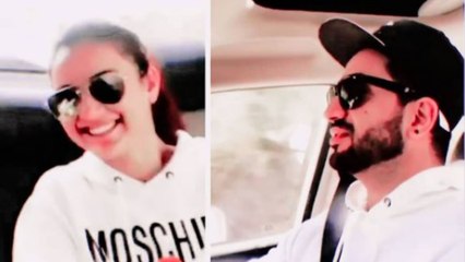 Jasmin Bhasin कुछ इस तरह दिखी Aly Goni की गाड़ी में; शुरू हुई Vacation | FilmiBeat