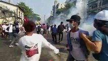 Birmania | Al menos seis muertos por disparos de la Policía contra los manifestantes