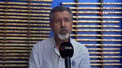 Hatay'ın özel kamışından yaptığı neyleri Avrupa'ya gönderiyor