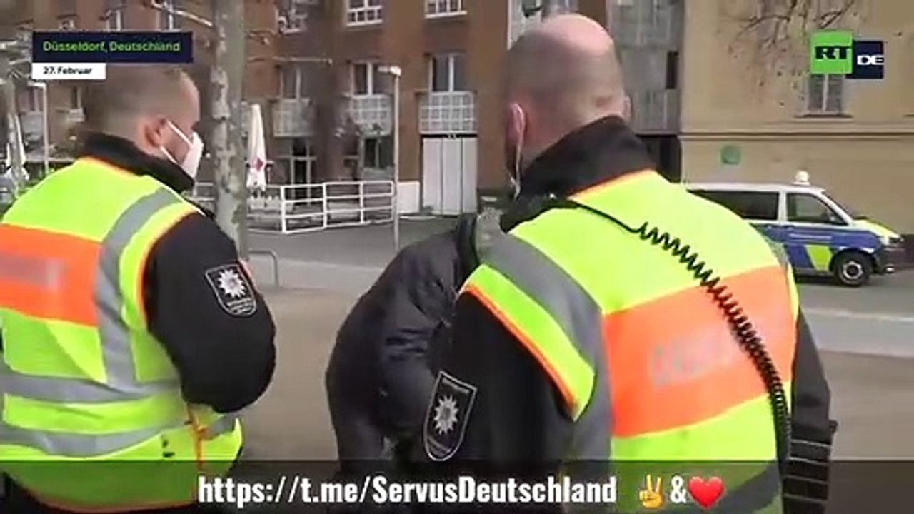 Ordnungsamt setzt Maskenpflicht und Verweilverbot durch.