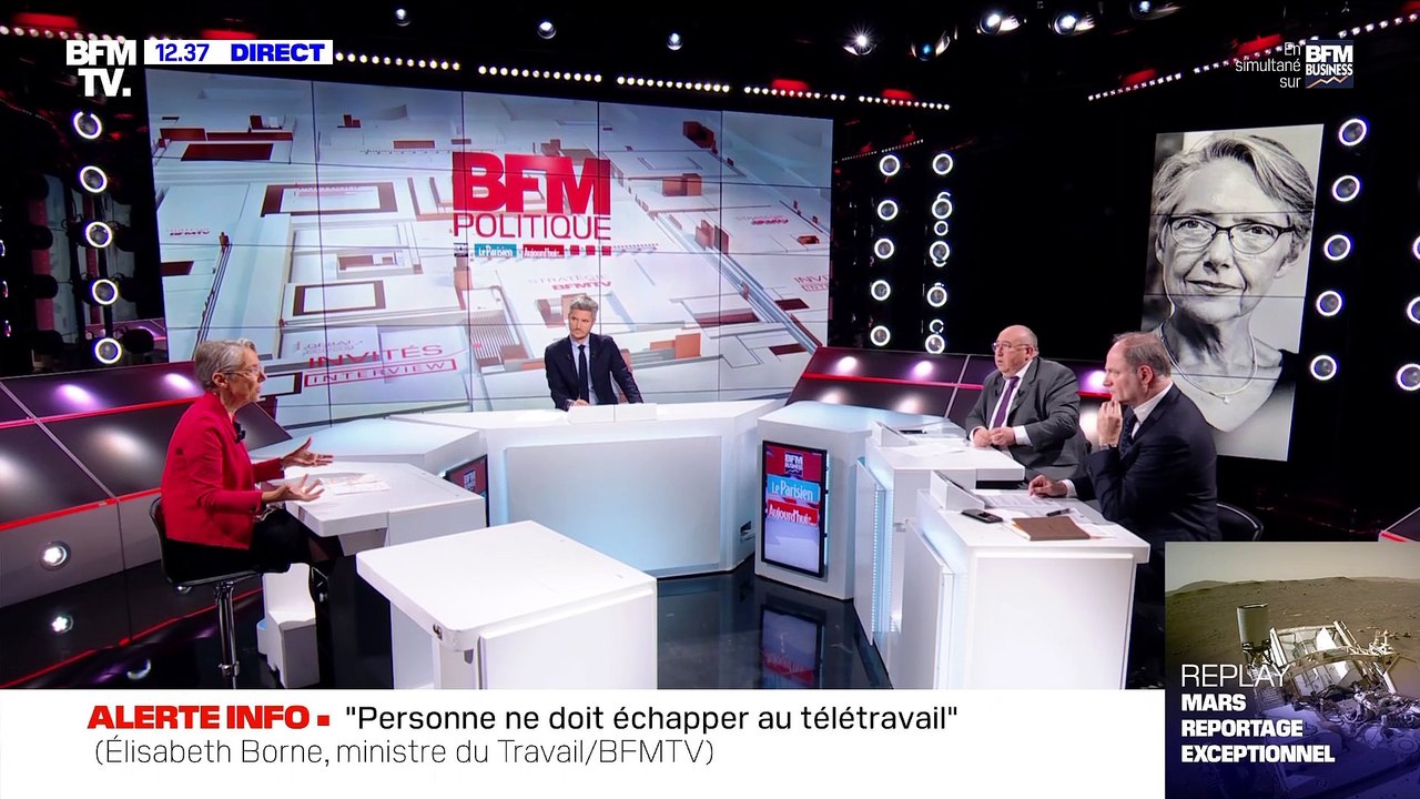 "On a proposé aux partenaires sociaux, aux organisations patronales et syndicales d'ouvrir un chantier sur le travail des seniors", Elisabeth Borne - 28/02