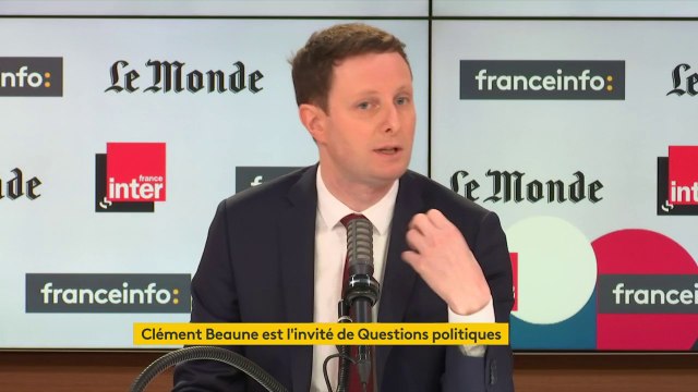 Clément Beaune réfute l'idée d'une scission gauche-droite au sein des macronistes : Moi je suis d'une tradition social-démocrate et de gauche, européenne, ça ne m'empêche pas d'être à l'aise avec des gens qui n'ont pas la même histoire