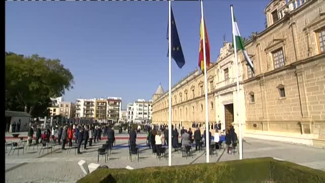 Los actos por el Día de Andalucía arrancan con un homenaje a las víctimas de la COVID-19