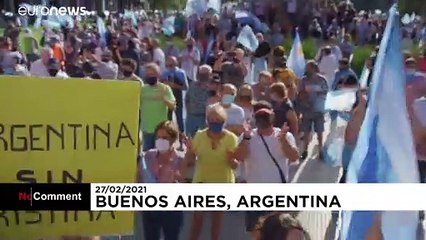 Argentine : manifestations en réaction au scandale des "vaccinations VIP"
