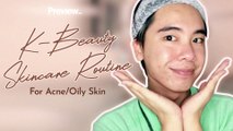 The K-Beauty Nighttime Skincare Routine for Oily Acne-Prone Skin | Beauty Basics | PREVIEW