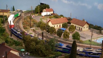 Circulations de trains sur le réseau lors de l'exposition à Cherbourg les 9 et 10 Décembre 2017