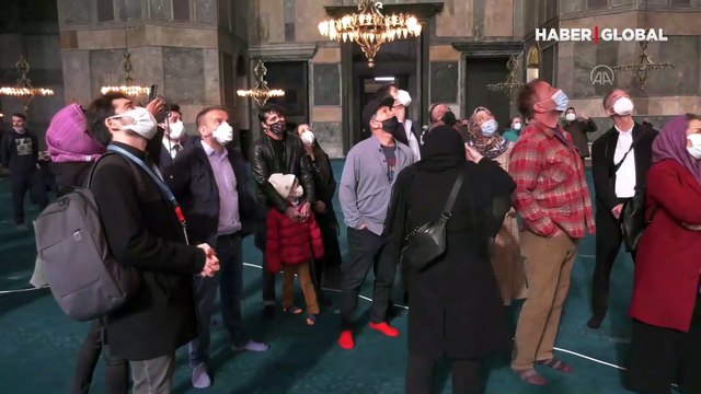 Dünyaca ünlü isim Ayasofya ve Topkapı Sarayı'nı gezdi