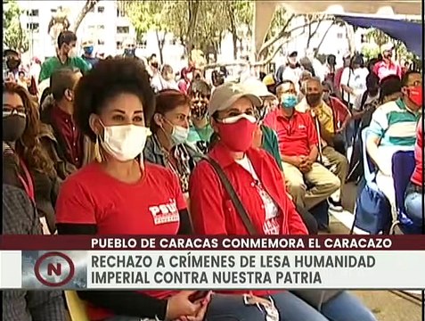 Pueblo de Caracas conmemora los 32 años del Caracazo en la parroquia El Valle