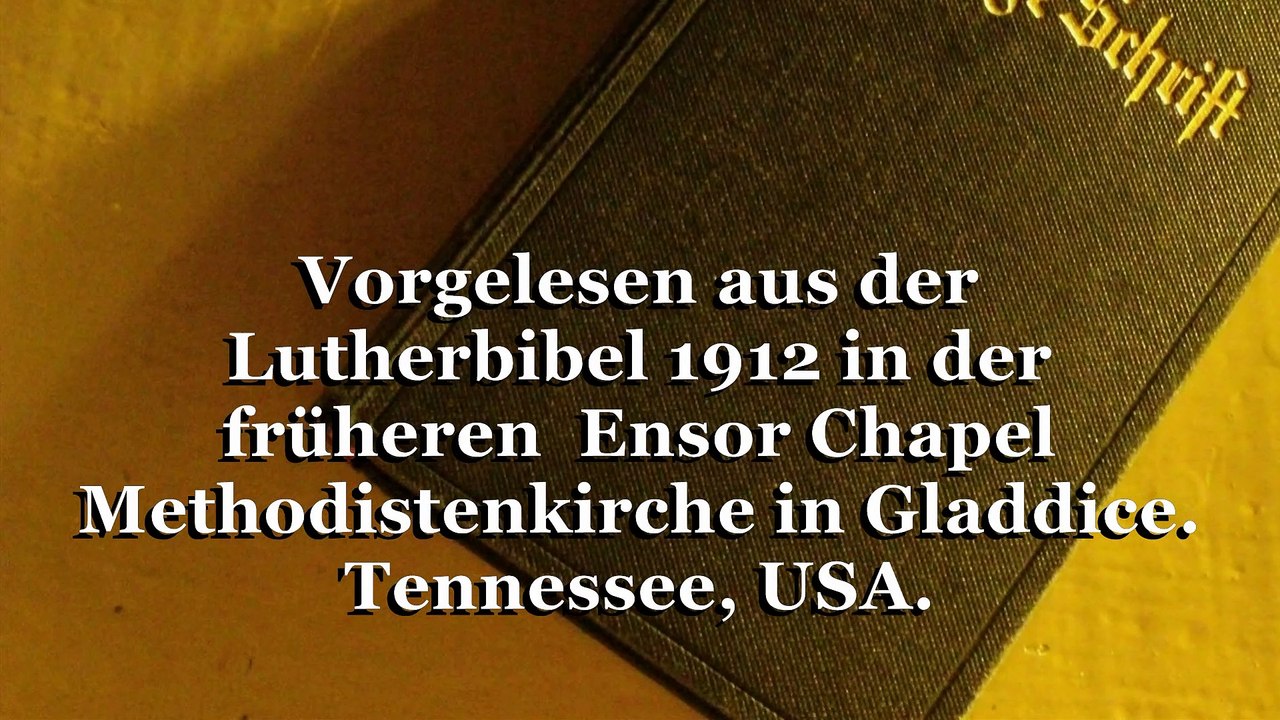 Vorgelesen: 1. Johannesbrief, Kapitel 2, Lutherbibel
