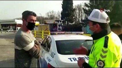 İstanbul polisinden helikopter destekli trafik denetimi