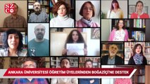 Ankara Üniversitesi öğretim üyelerinden Boğaziçi'ne destek videosu