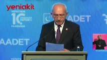 Kılıçdaroğlu Saadet'in etkinliğinde Erbakan'a övgüler dizdi! Merhum Hoca'nın o sözleri akıllara geldi