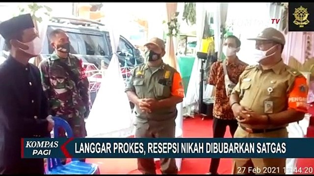 Langgar Prokes, Resepsi Pernikahan di Jakarta Timur Ini Dibubarkan Satgas Covid-19