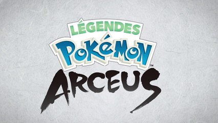 Légendes Pokémon Arceus - Trailer d'annonce