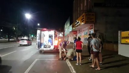 Homem é atropelado na esquina da Avenida Brasil com a Av. Piquiri