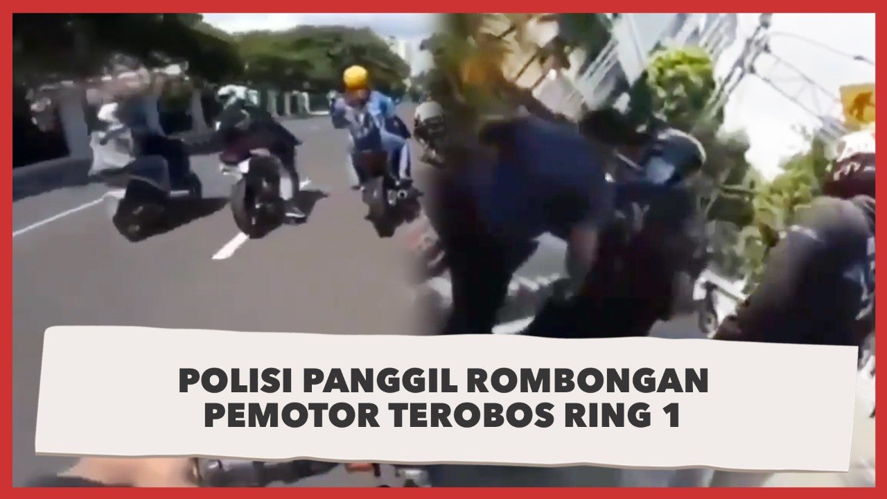 Hari Ini Polisi Panggil Rombongan Moge yang Terobos Ring 1