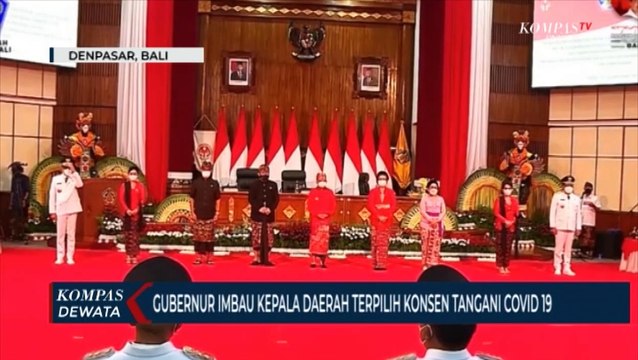 Gubernur Koster Imbau Kepala Daerah Terpilih Konsen Tangani Covid 19