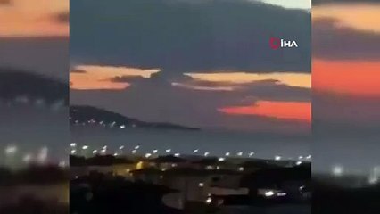 İstanbul'da düşen meteor görüntülendi