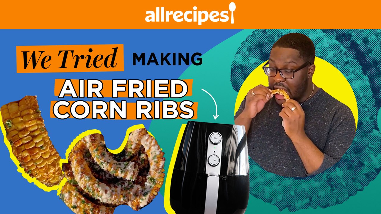 We Tried Making Vegan BBQ Corn Ribs In The Air Fryer | We Tried It | Allrecipes.com