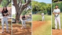 Rahul Vaidya Enjoys A Game Of Cricket With Lady Love Disha Parmar