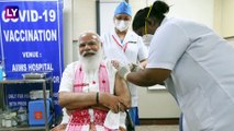 PM Narendra Modi Gets His Covid-19 Vaccine: এইমস-এ কোভ্যাক্সিনের প্রথম ডোজ নিলেন নরেন্দ্র মোদি