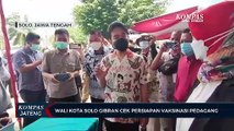 Wali Kota Solo Gibran Cek Persiapan Vaksinasi Pedagang