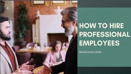 Munaf Umarji Patel | Provide Professional Services