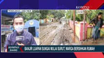 Banjir Luapan Sungai Mulai Surut, Warga Bersihkan Rumah