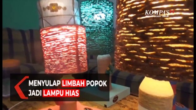 Menyulap Limbah Popok Jadi Lampu Hias