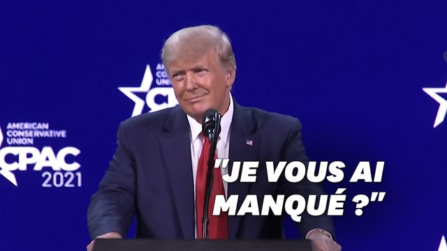 Donald Trump de retour sur la scène politique, avec le même discours