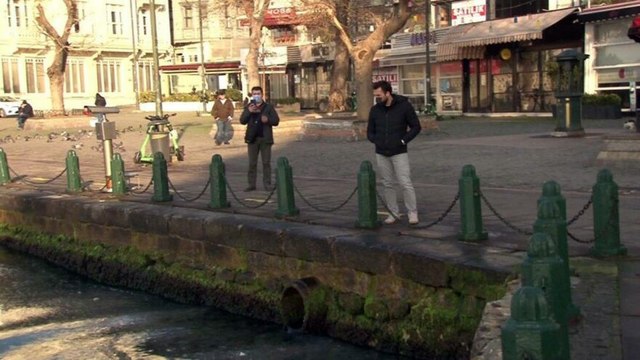 İstanbul’un ünlü sahilinde şaşkına çeviren manzara