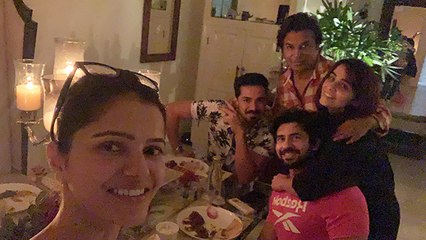 Rubina Dilaik And Abhinav Shukla Enjoy ‘Pawri’ Hosted By Vikram Phadnis