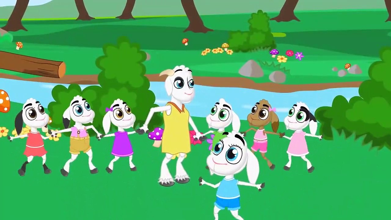 The Wolf and the Seven Little Goats Cartoon  Fairy Tales  for Kids  Story time.