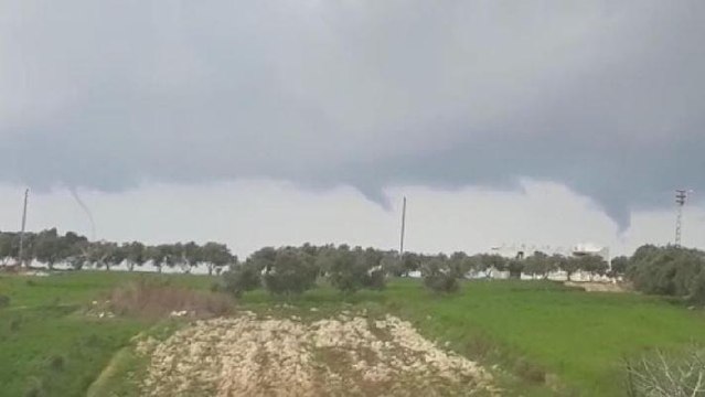 Hatay açıklarında hortum meydana geldi