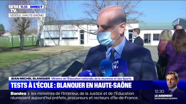 Jean-Michel Blanquer: Notre objectif fondamental est que les écoles de France restent ouvertes
