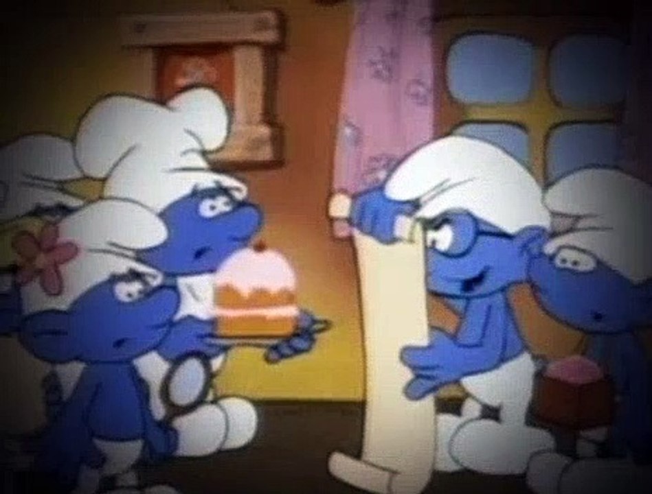 Smurfs S02E38 clumsy smurfs the future