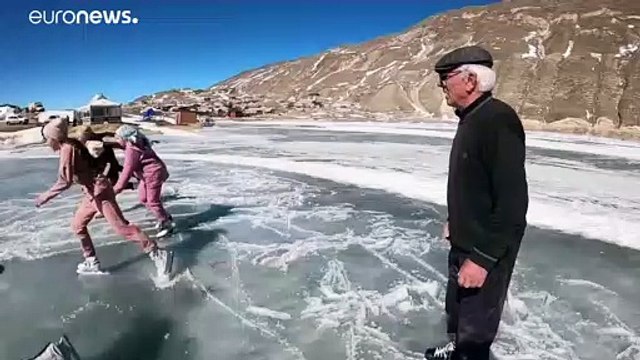 Природный каток в дагестанском селе Мочох