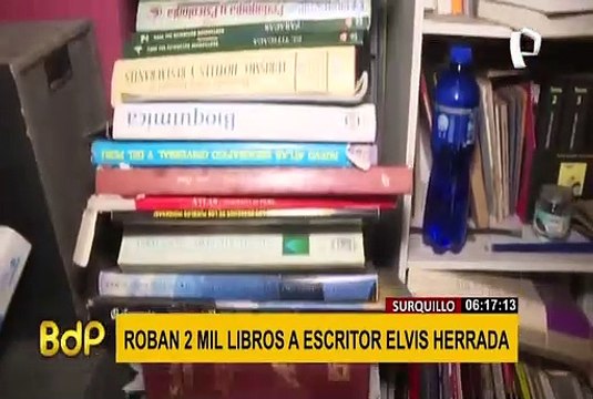 Surquillo: roban más de 2 mil libros destinados a bibliotecas de barrios vulnerables