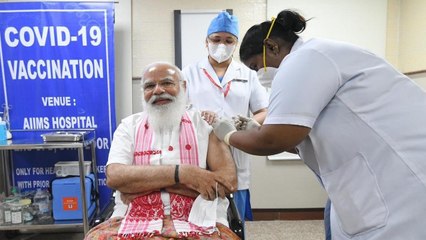 PM Modi takes first dose of Covid-19 vaccine