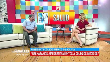 Cleto Cáceres, presidente del Colegio Médico de Bolivia habla del paro que lleva adelante el sector