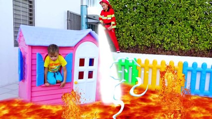 Vlad becomes a City Hero and save the day - kids stories with toy cars