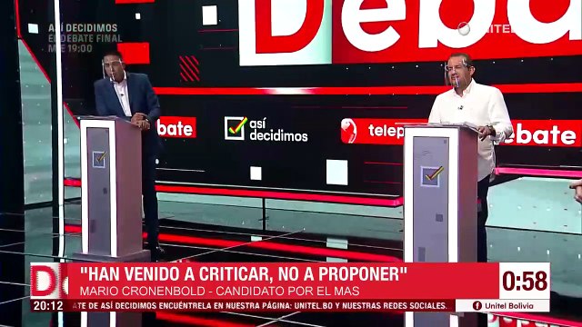 2. Cronenbold le dice a Camacho que fue socio de Jeanine Áñez