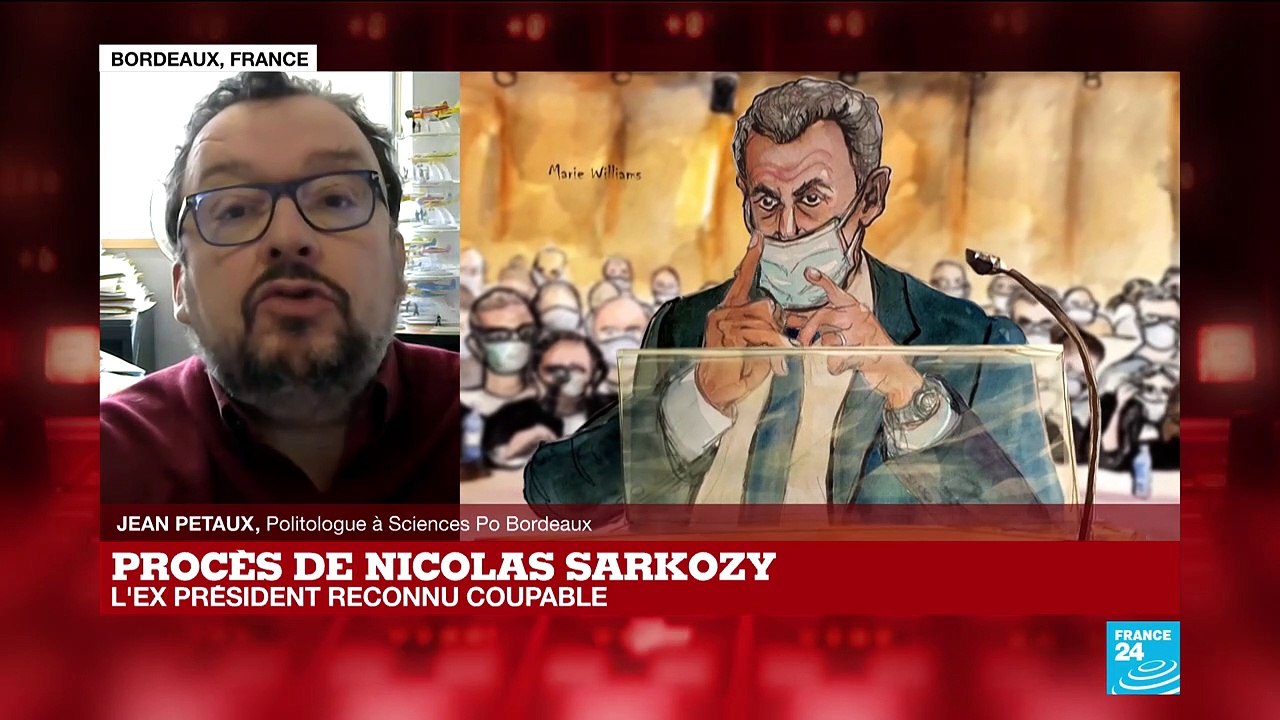 L'ex-président français Nicolas Sarkozy condamné à 3 ans de prison dont un ferme pour corruption