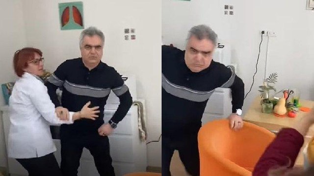 Sağlıkta şiddet bu kez doktordan geldi