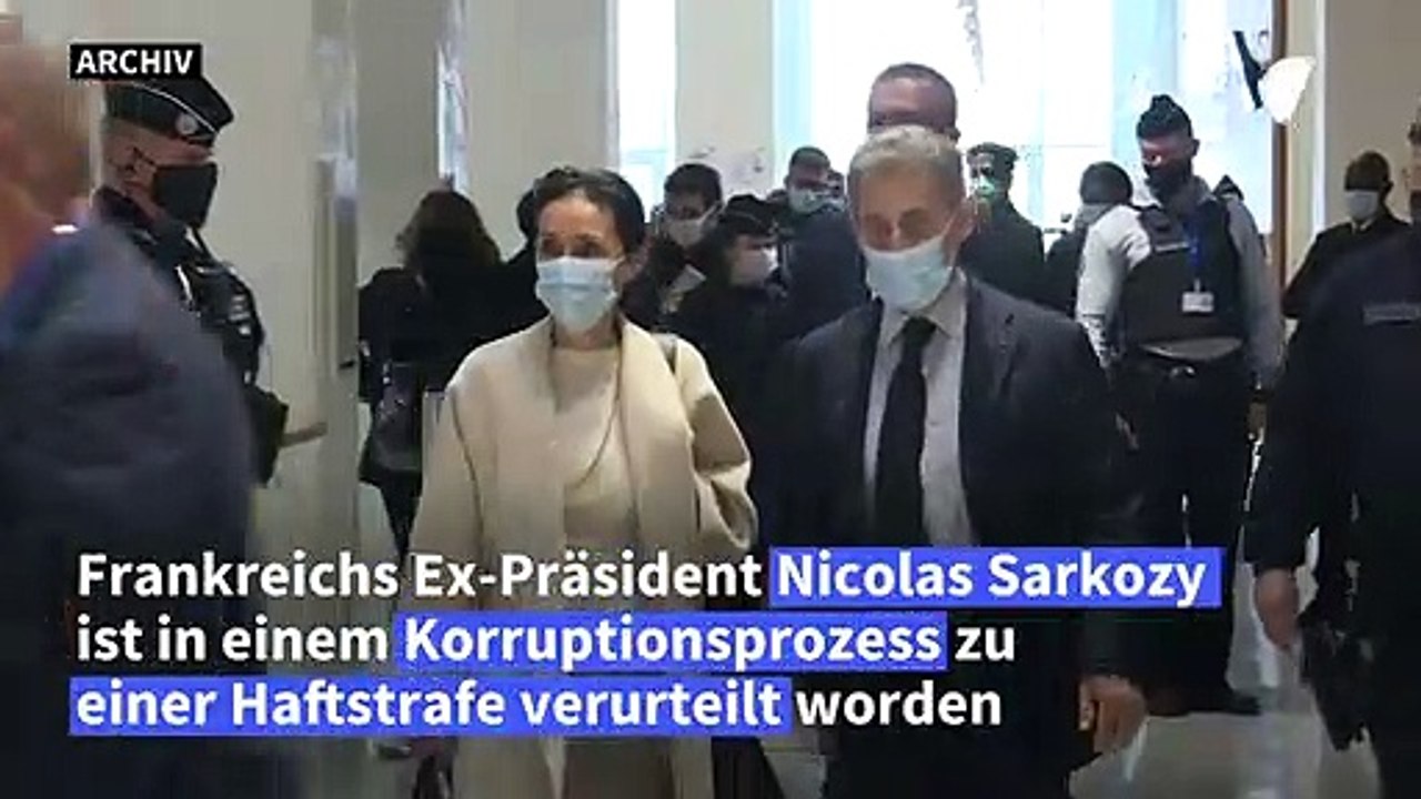 Korruptionsprozess: Sarkozy zu Haftstrafe verurteilt