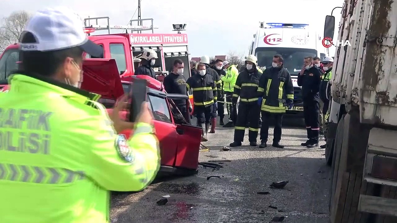 Kırklareli’nde Feci Kaza: 2 Ölü